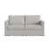 Flex Square Arm Modular Loveseat with Reversible Cushions