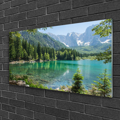Mountains Seewald - Unframed Photograph on Glass