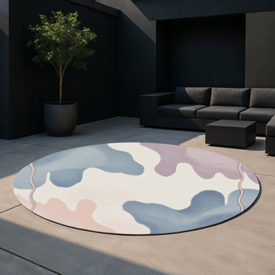 Tapis intérieur et extérieur Blush Horizon