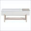 Banc de rangement rembourré Farmhouse avec compartiment caché et support inférieur - Naturel-129894779-129894777