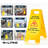 Bilingual Caution Wet Floor Sign
