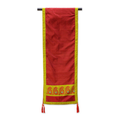 Breault Regal Holiday Silk Table Runner