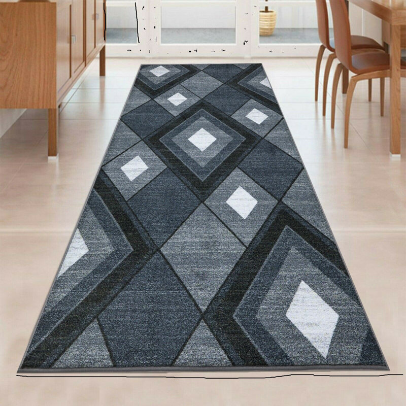 Runner Byrn Geometric Area Rug, Runner 60 x 225cm