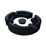 Urbana Outdoor 7 - Piece Conversation Set