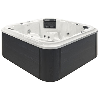 Freeport Park Crisler 230V 28 - Jet Acrylic Square Hot Tub with Ozonator