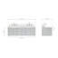 Ensemble de meuble-lavabo double mural 61 po Macmullin-1568096114-1568096117