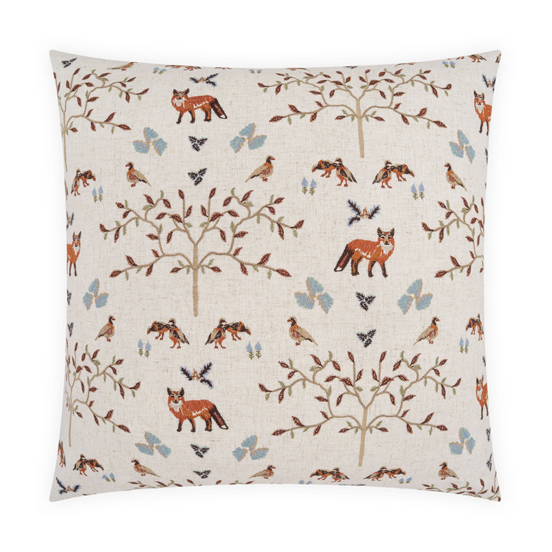 Vulpine Throw Pillow, Square 22"