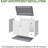 4.4 ft x 2.5 ft 900L Resin Horizontal Waterproof Garbage Shed