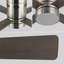 Ventilateur de plafond standard à DEL à 4 pales de 52 po avec télécommande et ensemble d'éclairage inclus Theo-95107501