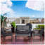 Ensemble de conversation pour patio et jardin 4 pièces