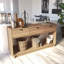  Console à 3 tiroirs Chaunta P 15,75 po x l 60,25 po x H 32 po-367033286