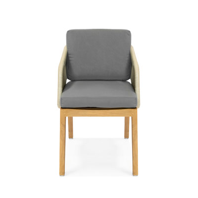 Amadora Dining Arm Chair- Charcoal