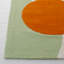 Tapis vert / noir en laine fait à la main Felipe-70741809