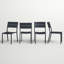 Chaise d'appoint de patio empilable Brighton