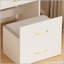 Meuble-lavabo compact polyvalent avec plusieurs options de rangement et miroir élégant