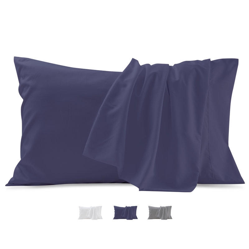 Double Brushed, Skin-Friendly Pillowcase set, Navy, King Pillow Case