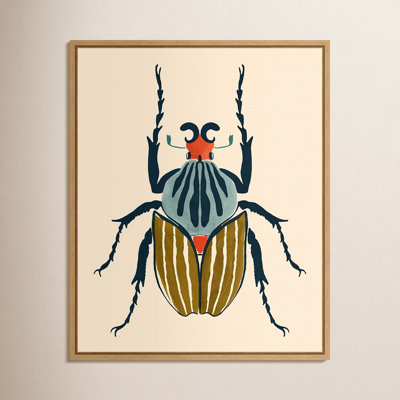 Beetle Bug I Canvas Print by Victoria Barnes