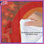 Édredon rouge à motif floral-129089404