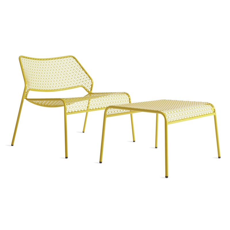 Hot Mesh Lounge Chair, Natural Yellow