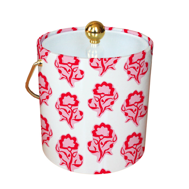 MAYA RED ICE BUCKET, White/Pink
