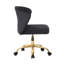 Benzonia Velvet Office Chair-1370408744