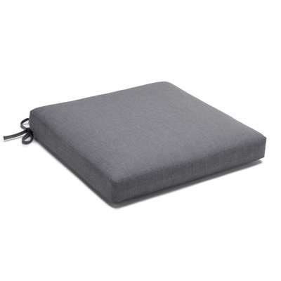 Coussin de chaise de salle à manger d'extérieur décontracté METADRI (TM), mousse réticulée sèche 50% plus rapidement, résistant à la décoloration et à l'eau Sunbrella pour chaises de patio et ensembles de solarium, l 19 po x P 18 po, épaisseur 2,5 po, corail coulé