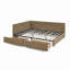 Structure de lit capitonnée avec rangement, canapé-lit avec dossier et accoudoirs confortables, lit pour chambre à coucher, salon, velours
