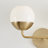 Avoca 16.5'' W 2 - Light Dimmable Vanity Light-651758894