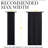 Thermal Insulating Blackout Curtain Panels For Kitchen And Bathroom - Energy Efficient Light Blocking Drapes With Rod Pocket Design (Pack Of 2)
