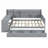 Durable Pine Bed Frame with Spacious Storage and Integrated Desk for Modern Bedrooms, Enhancing Space Utilization and Convenience.-757194728-757194735