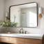 Miroir de salle de bain Inse Cadre en acier inoxydable-792648677-751417625