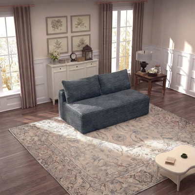 Causeuse modulaire sans accoudoirs