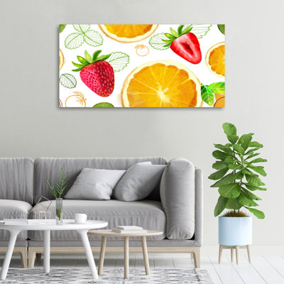 Fruits - No Frame Print on Canvas