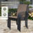 8-Person Round Patio Dining Set with 60" Dining Table and 8 Stackable PVC-coated polyester Chairs-759330425
