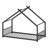 Metal House Bed Frame with Open Concept Design-128984860