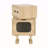 MDF CREATIVE ROTATABLE ROBOT STORAGE SIDE TABLE