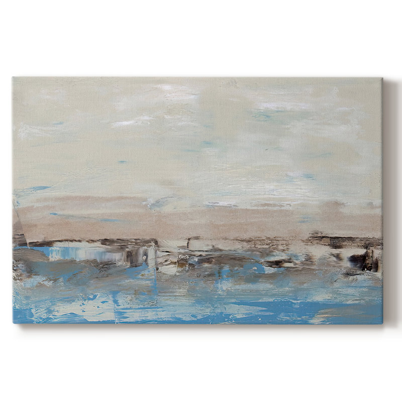 Ponts Cyan IV - Cavas enveloppés de galerie, 40 x 60