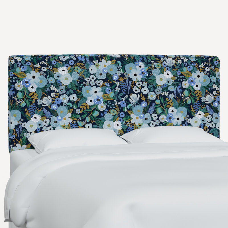 Elly Headboard, King, Rpc Garden Party Blue Linen