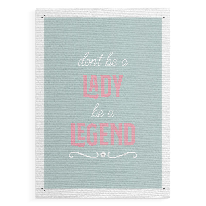 Lady Legend - reproduction de toile seulement - NON-CADRE, H 18 po x l 12 po