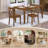 Deni 17" Wide Cross Back Dining Chairs-19674987