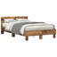 Vidaxl Wood Bed Frame with LED Durable-113970984-113970983