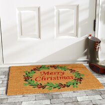 Christmas Door Mats Xmas Doormat Outdoor Rug Non-Slip Floor Mats Santa and  Gift Printed Decorative Entrance Door Rugs for Christmas Indoor Outdoor  Bathroom Kitchen Decoration,17.7 x 29.5 Inch(Green)