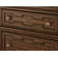 Commode 5 tiroirs cerise foncée 54 po Muller