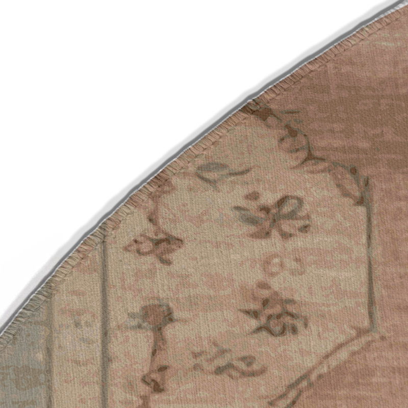 Tapis intérieur et extérieur brun Overdyed