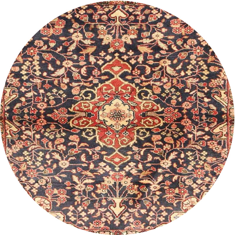 Oriental Indoor Rug, Round 8'