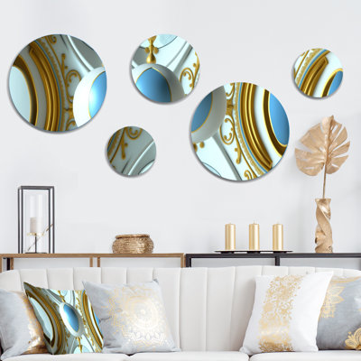 Abstract Wall Decor on Metal