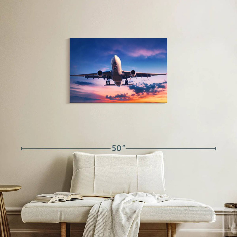 Avion Mehar Sunset, H 20 po x l 30 po