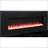 Electric Fireplace, 48 Inch Curved Front with Multi-Color Flame/Ember Bed &amp; Remote | Wall Mount | Electric