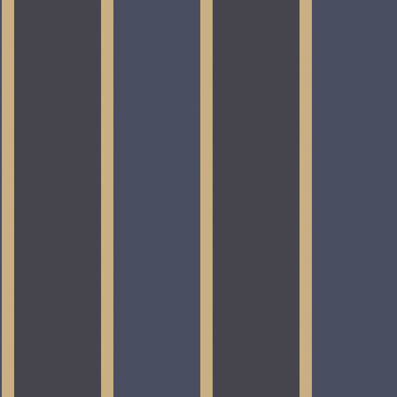 Rouleau de papier peint Smart Stripes 3, Bleu / beige