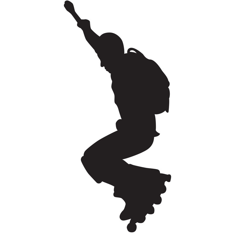 Entertainment Non-Wall Damaging Wall Decal, 48" H x 22" W